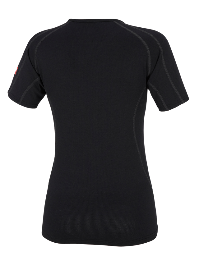 Thermo Ondergoed	: e.s. Functionele-T-Shirt clima-pro, warm, dames + zwart 3
