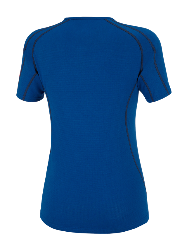 Funktionsunterwäsche: e.s. Funktions-T-Shirt clima-pro,warm, Damen + enzianblau 3