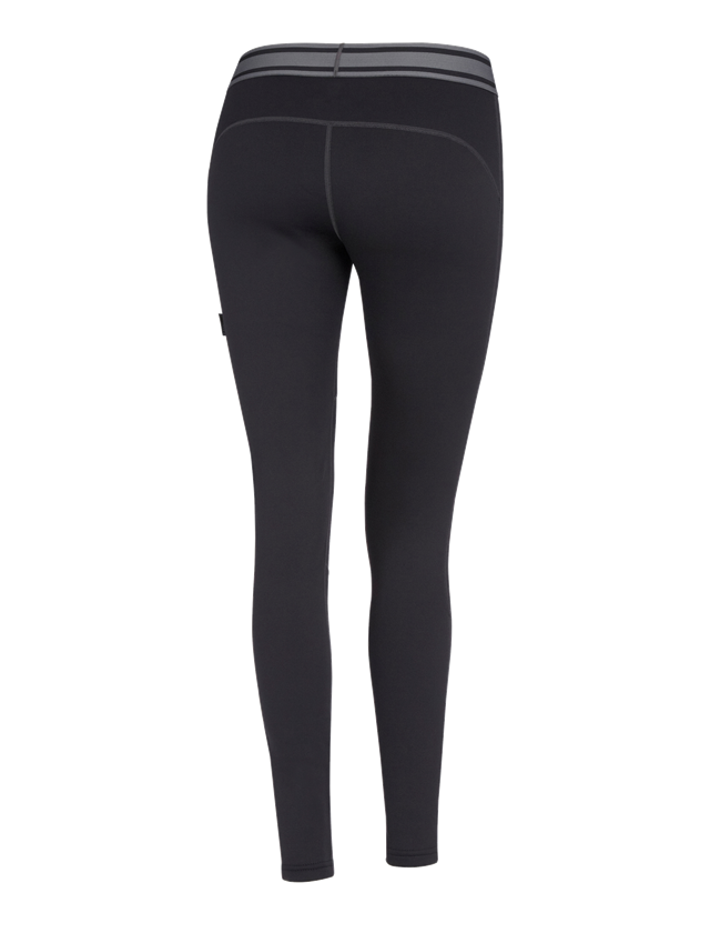 Thermo Ondergoed	: e.s. Funct.-Long Pants thermo stretch-x-warm,dames + zwart 1