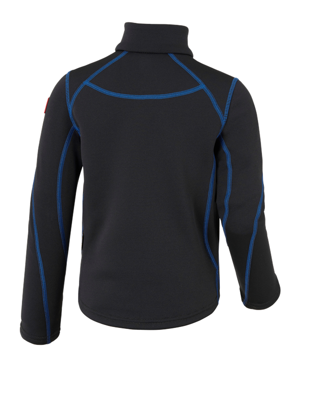 Shirts & Co.: Fun.Troyer thermo stretch e.s.motion 2020, Kinder + graphit/enzianblau 3