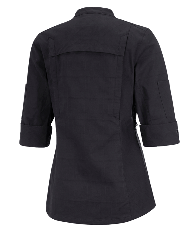 Shirts & Co.: Berufsjacke 3/4-Arm e.s.fusion, Damen + schwarz 1
