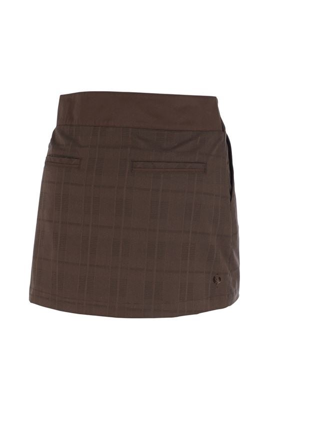 Pantalons de travail: Jupe-culotte professionnelle e.s.fusion + marron 1