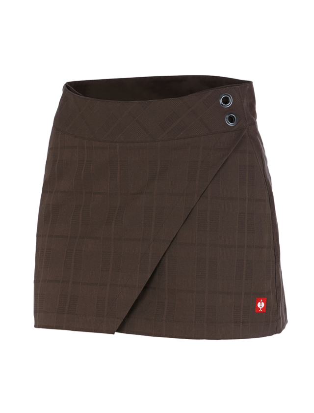 Pantalons de travail: Jupe-culotte professionnelle e.s.fusion + marron