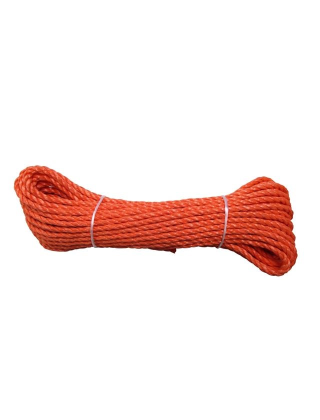 Attache-câbles | Câbles | Cordes: Corde en polypropylène + orange