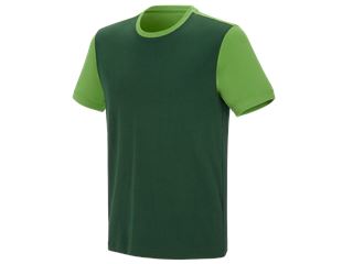 e.s. T-shirt cotton stretch bicolor
