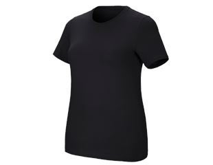e.s. T-Shirt cotton stretch, dames, plus fit