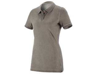 e.s. Polo-Shirt vintage cotton stretch, dames