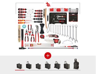 Kit d'outils Allround professionnel avec coffre à