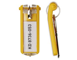 DURABLE Schlüsselanhänger KEY CLIP, 6er Pack